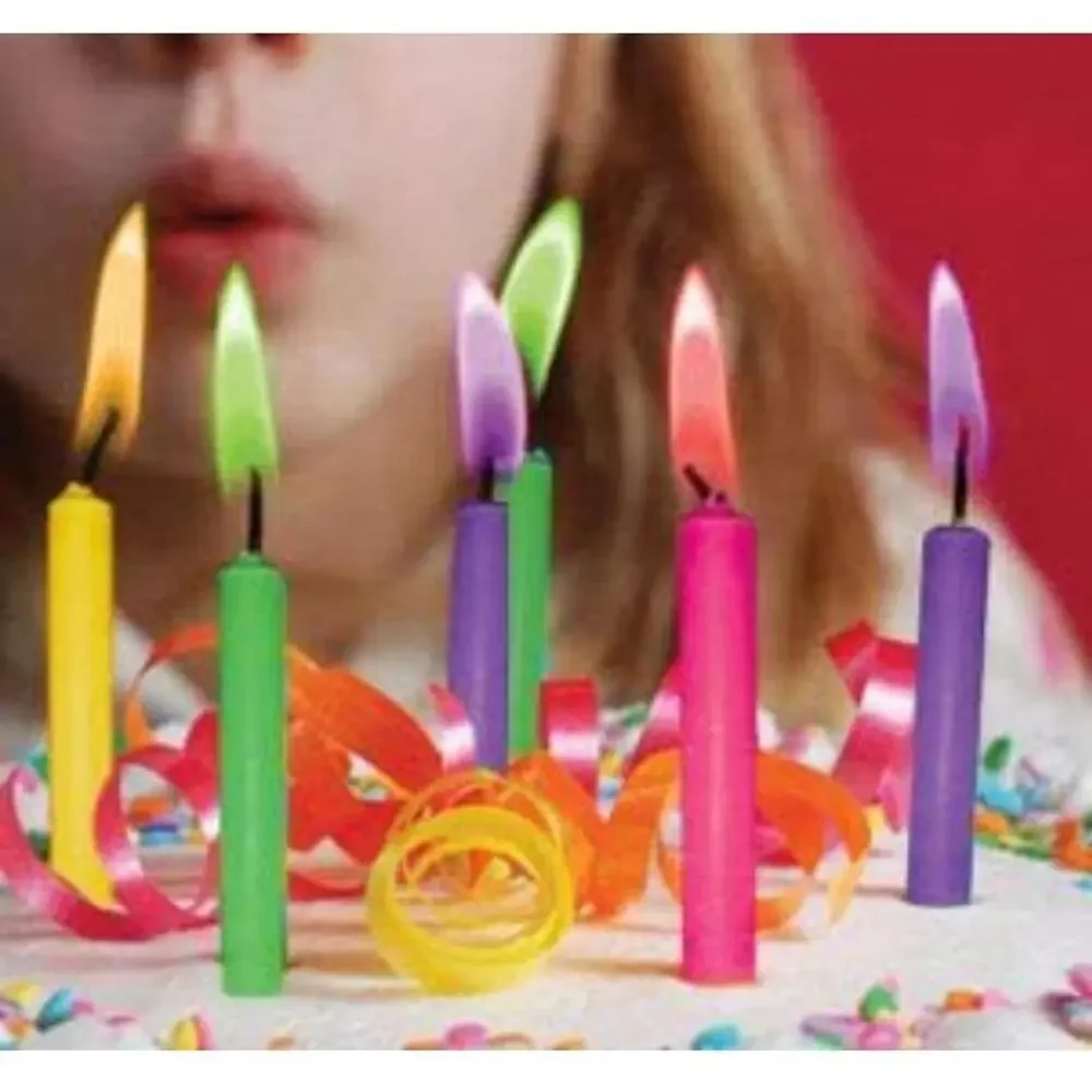 Colorflame Multicolor Celebration Candles & Holders Bundle Of 3 Boxes (36) NIB